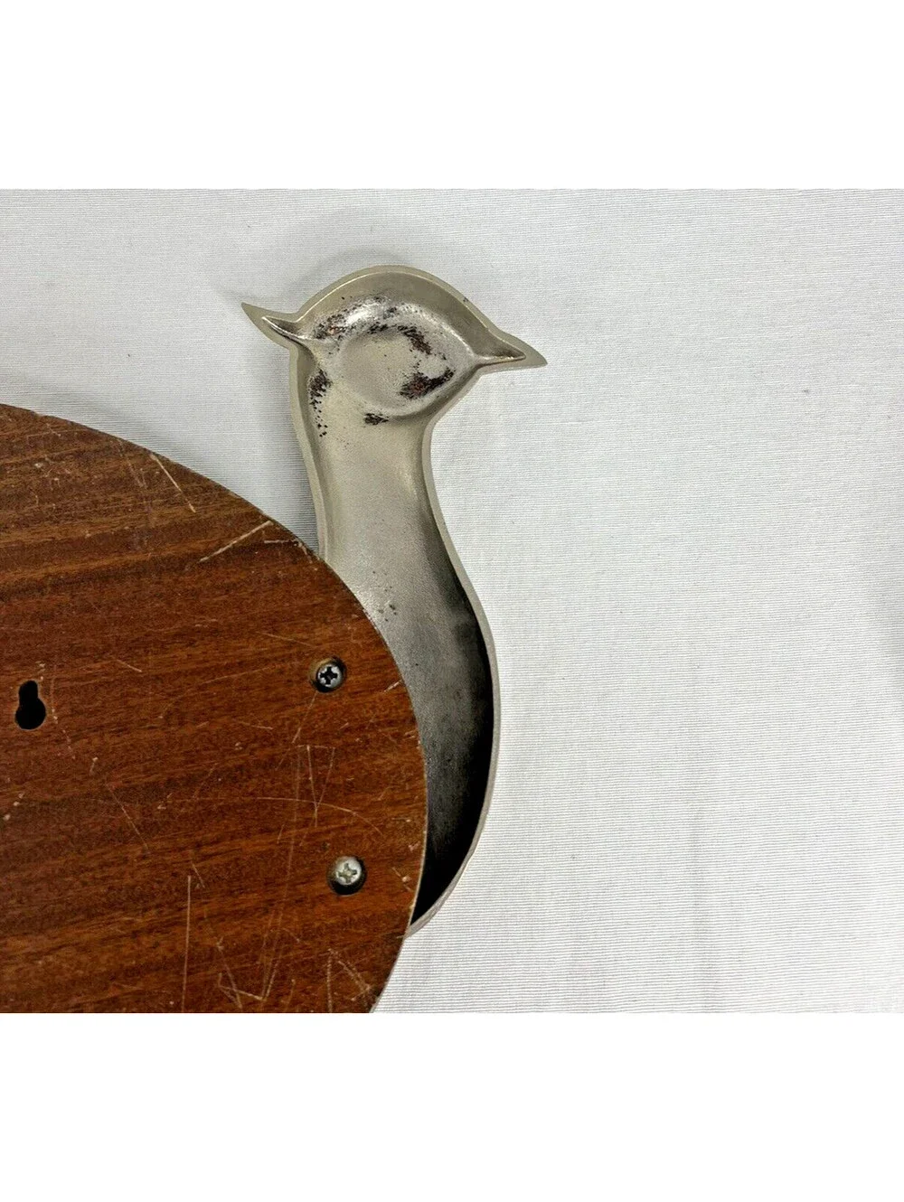 Vintage French Pheasant Wooden Cutting Board Decorative Serving Tray 10”x22”
